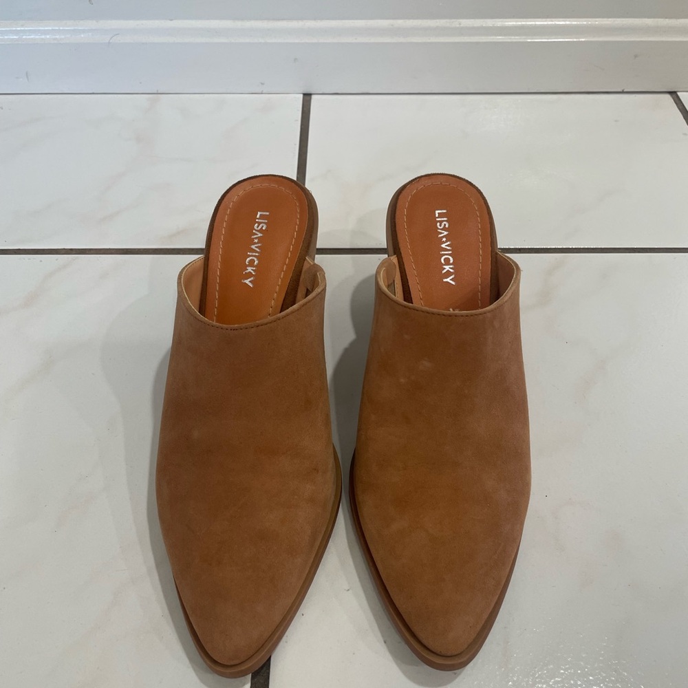 Lisa Vicky Brown Mules